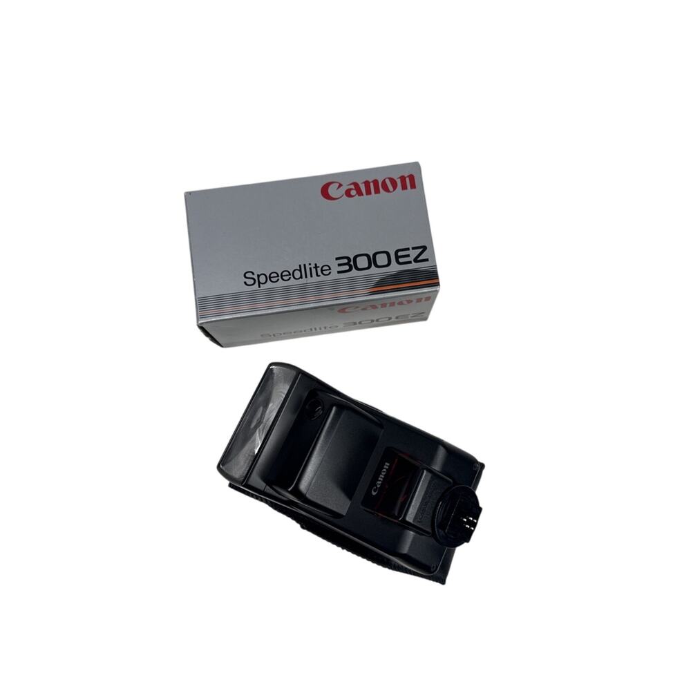 Canon 300EZ Speedlite Flash, tested w/Case + Manual